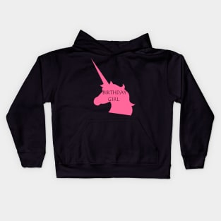 Birthday Girl Unicorn Kids Hoodie